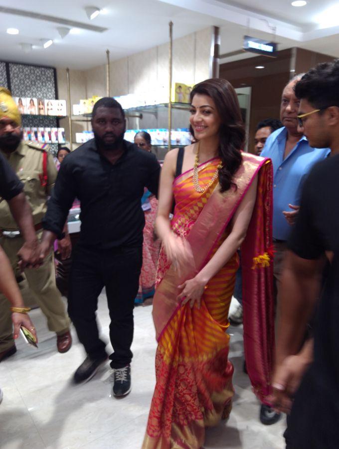 Actress Kajal Agarwal launches Kishan Fashion Mall At Nizamabad