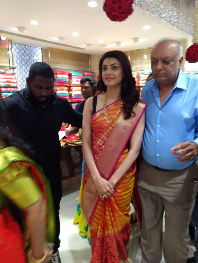 Actress Kajal Agarwal launches Kishan Fashion Mall At Nizamabad