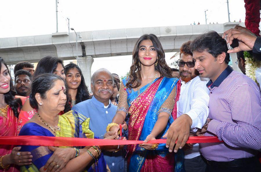 Actress Pooja Hegde Launches Anutex Shopping Mall Photos