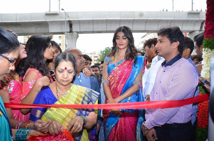 Actress Pooja Hegde Launches Anutex Shopping Mall Photos