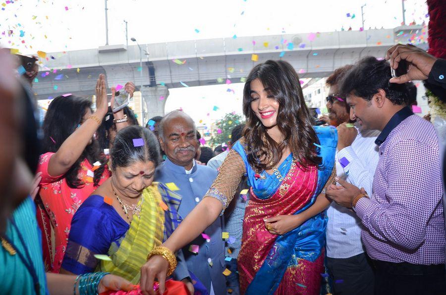 Actress Pooja Hegde Launches Anutex Shopping Mall Photos