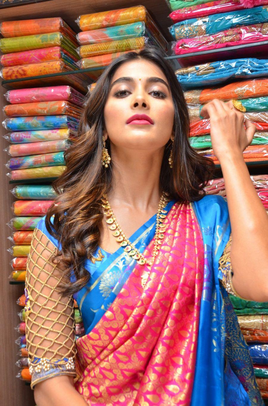 Actress Pooja Hegde Launches Anutex Shopping Mall Photos