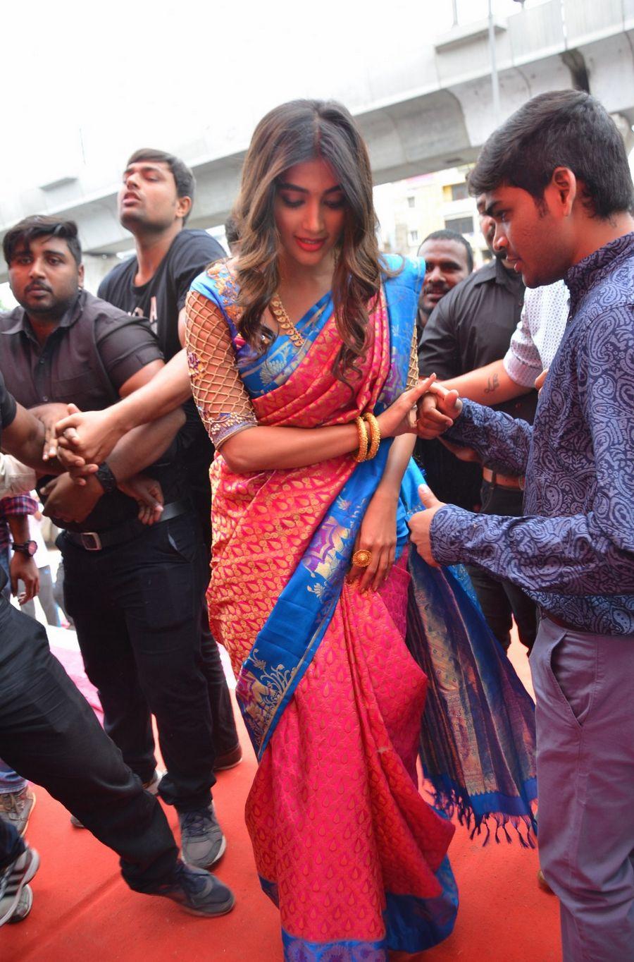 Actress Pooja Hegde Launches Anutex Shopping Mall Photos