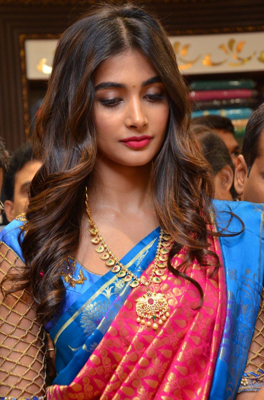 Actress Pooja Hegde Launches Anutex Shopping Mall Photos