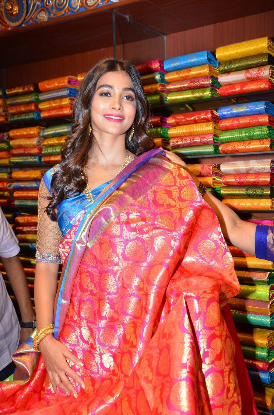 Actress Pooja Hegde Launches Anutex Shopping Mall Photos