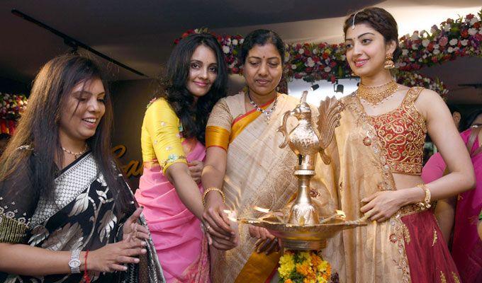 Actress Pranitha Subhash Face To Face about Traditional Studio Launch