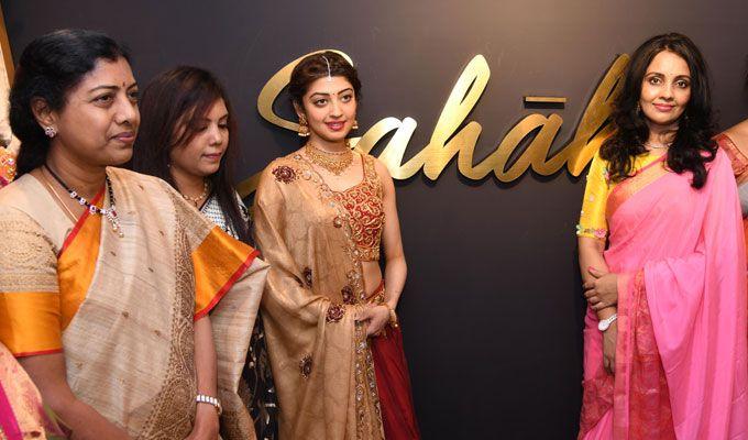 Actress Pranitha Subhash Face To Face about Traditional Studio Launch