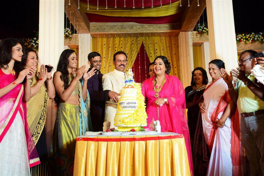 Actress Radha 25th Year Wedding Anniversary Photos