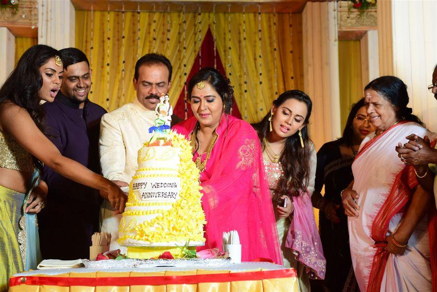 Actress Radha 25th Year Wedding Anniversary Photos