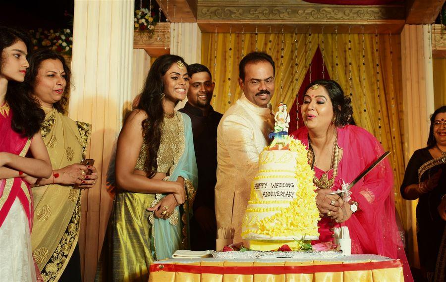 Actress Radha 25th Year Wedding Anniversary Photos