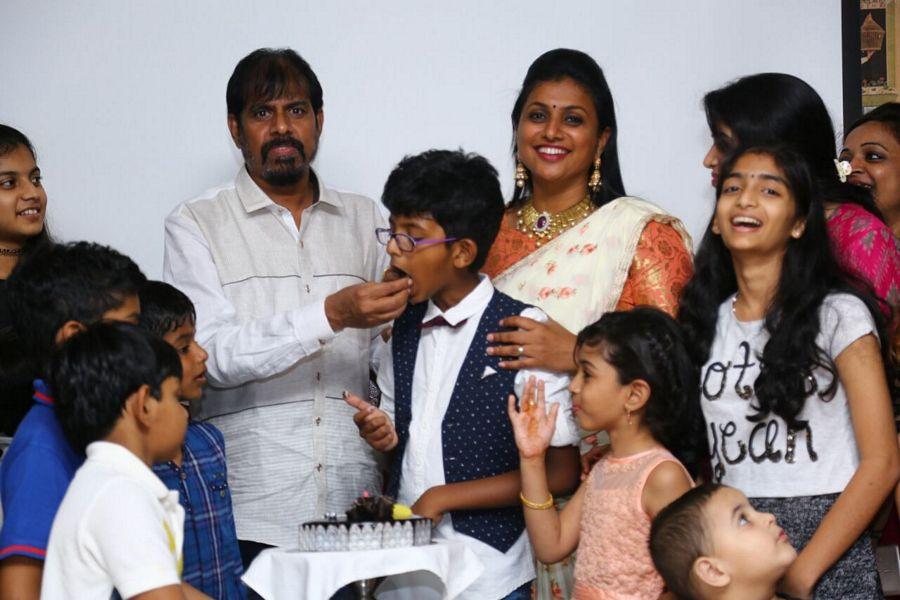 Actress Roja Son Koushik Birthday Celebration Photos