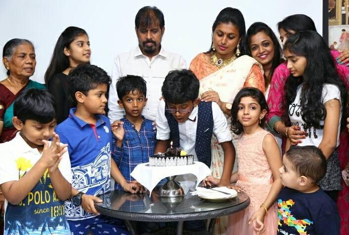 Actress Roja Son Koushik Birthday Celebration Photos