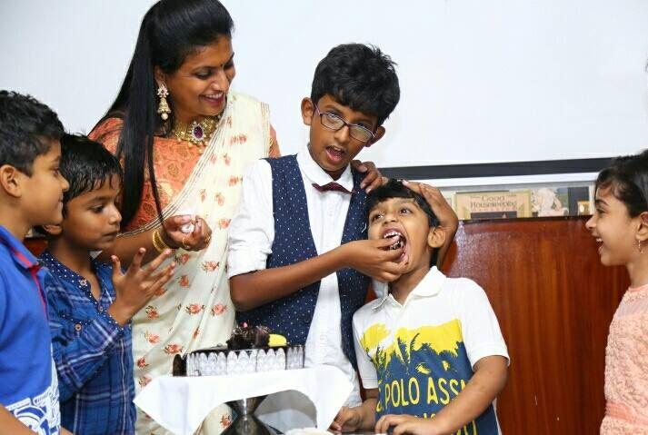 Actress Roja Son Koushik Birthday Celebration Photos