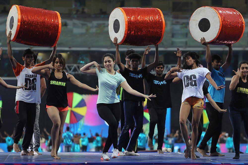 Actress Tamannaah dance performance in IPL Open Ceremony Photos