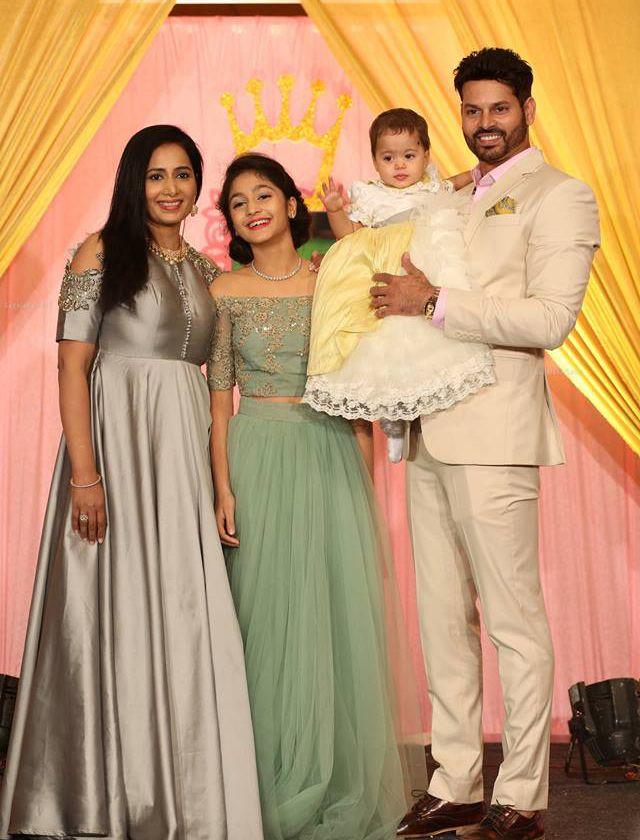 Actress Vidya Rao Daughter Laghima Rao 1st Birthday Bash Photos