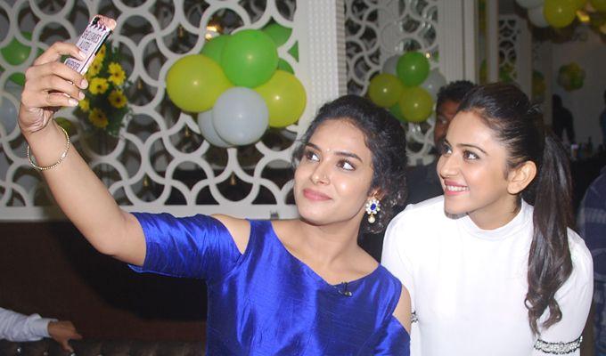 Actress at Manchu Lakshmi's Junior Kuppanna Restaurant Launch