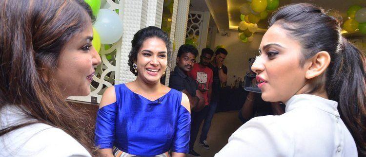 Actress at Manchu Lakshmi's Junior Kuppanna Restaurant Launch