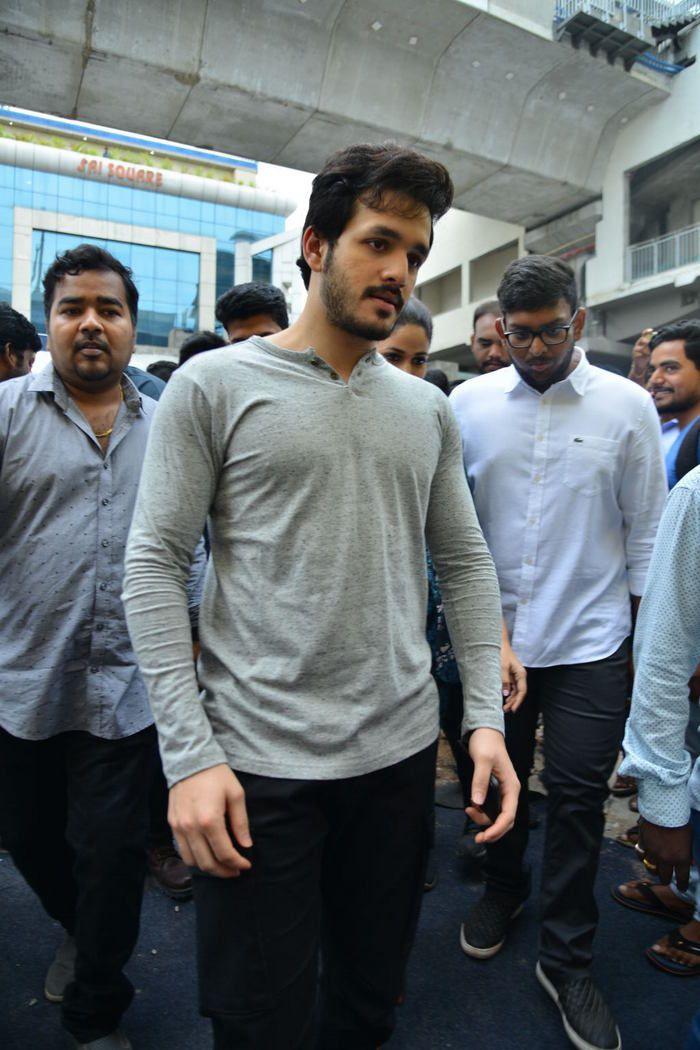 Akhil & Lavanya at Virtu Fitness Workout Hub Launch Photos