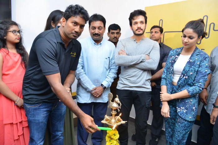 Akhil & Lavanya at Virtu Fitness Workout Hub Launch Photos