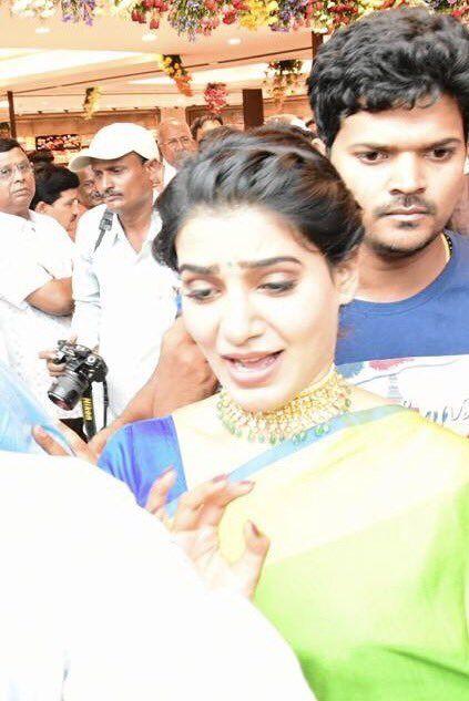 Akhil & Samantha At South India Shopping Mall Opening at KarimNagar