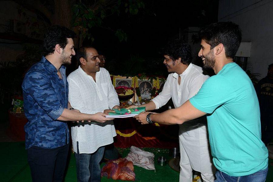 Akhil New Movie Opening Photos