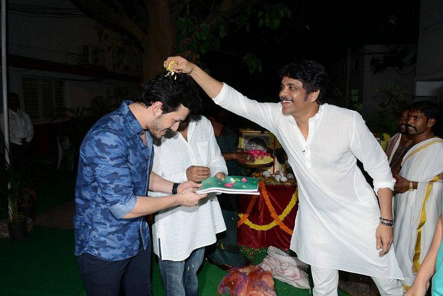 Akhil New Movie Opening Photos