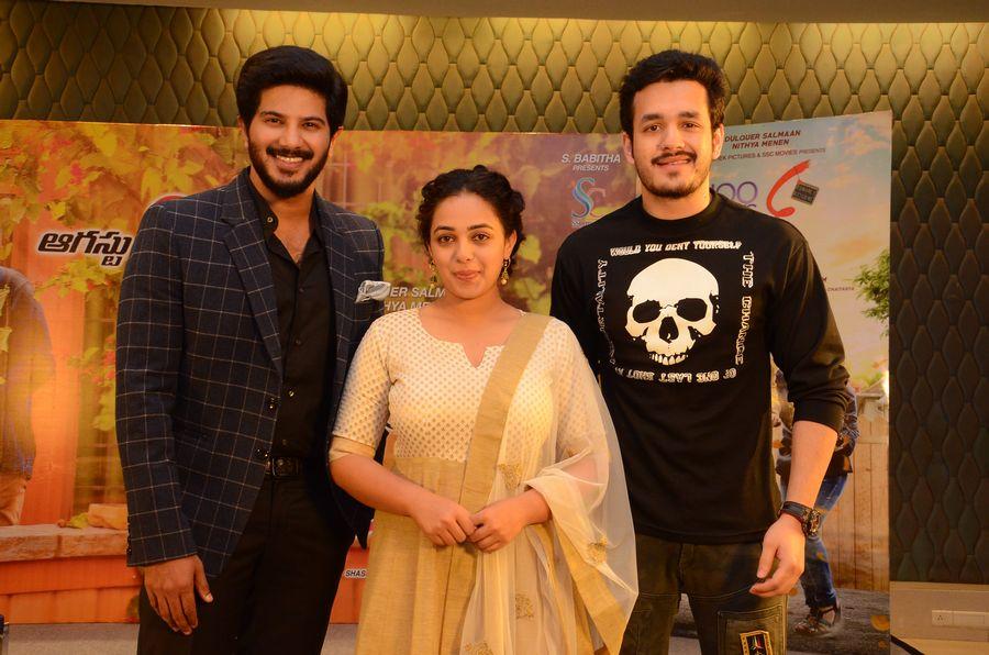 Akhil with Nithya Menen & Dulqar Salman Photos