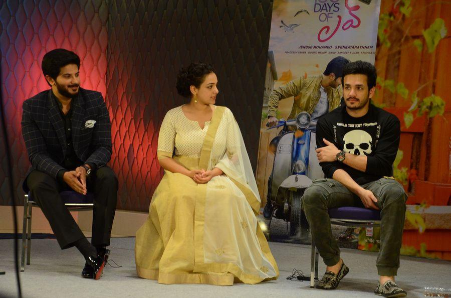 Akhil with Nithya Menen & Dulqar Salman Photos