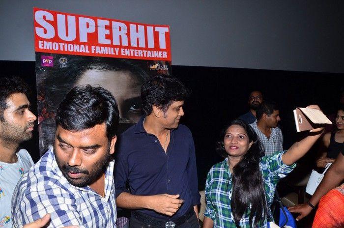 Akkineni Nagarjuna Interaction with Lady Fans Photos