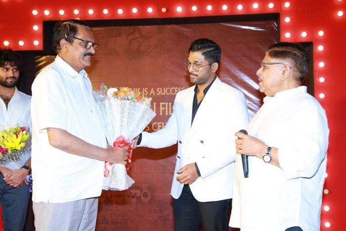 Allu Aravind & Family felicitates Mahanati Movie Team Photos