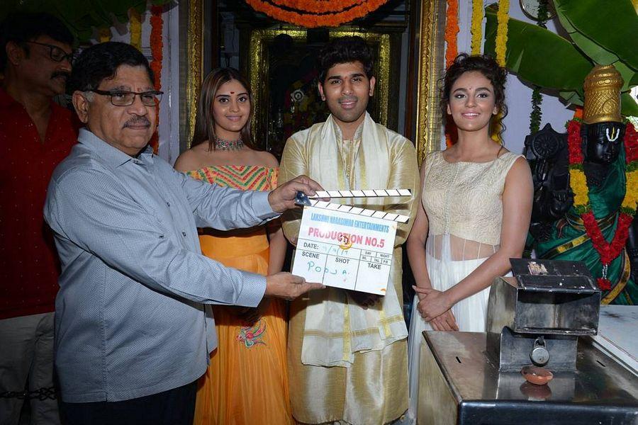 Allu Sirish Lakshmi Narasimha Entertainments New Movie Launch Photos