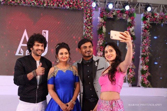 Amulya & Jagadish Wedding Reception Photos