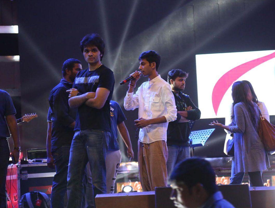 Anirudh at Agnyaathavaasi Movie Audio Launch Photos