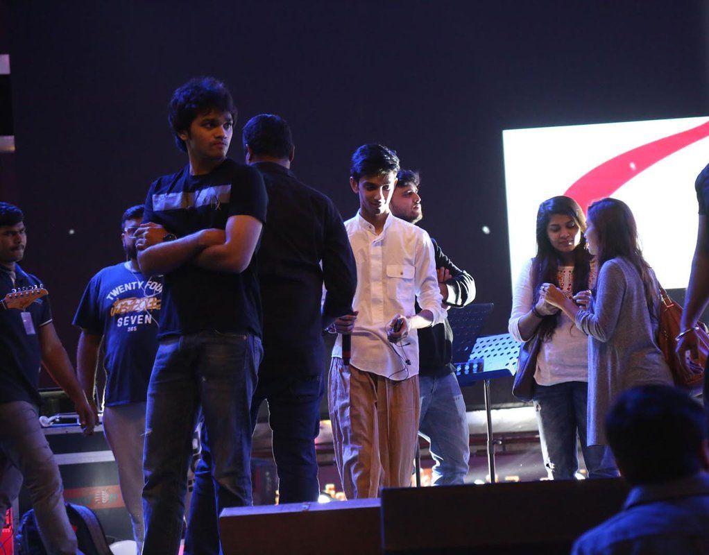 Anirudh at Agnyaathavaasi Movie Audio Launch Photos