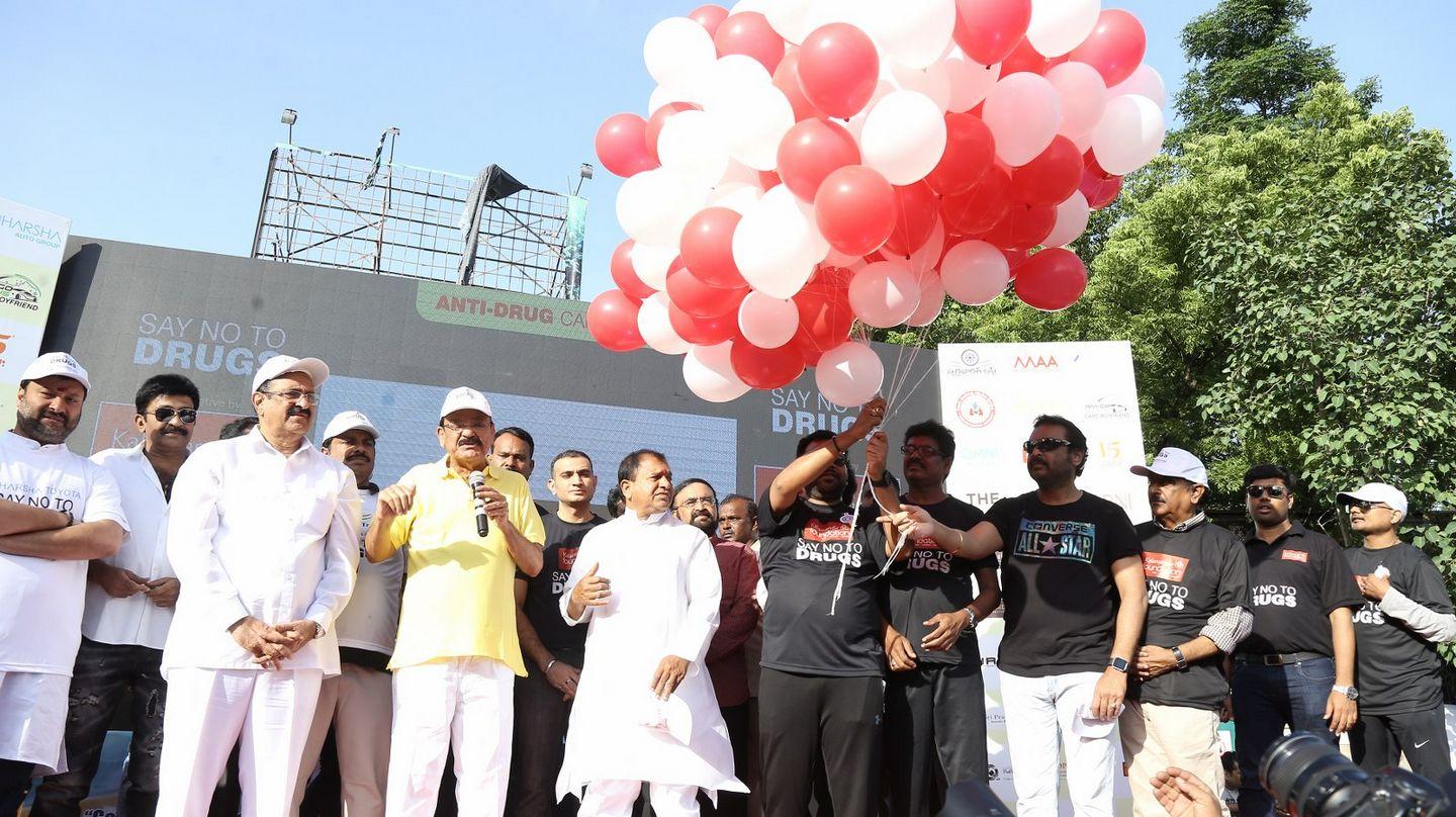 Anti Drug Walk Campaign at KBR Park Photos