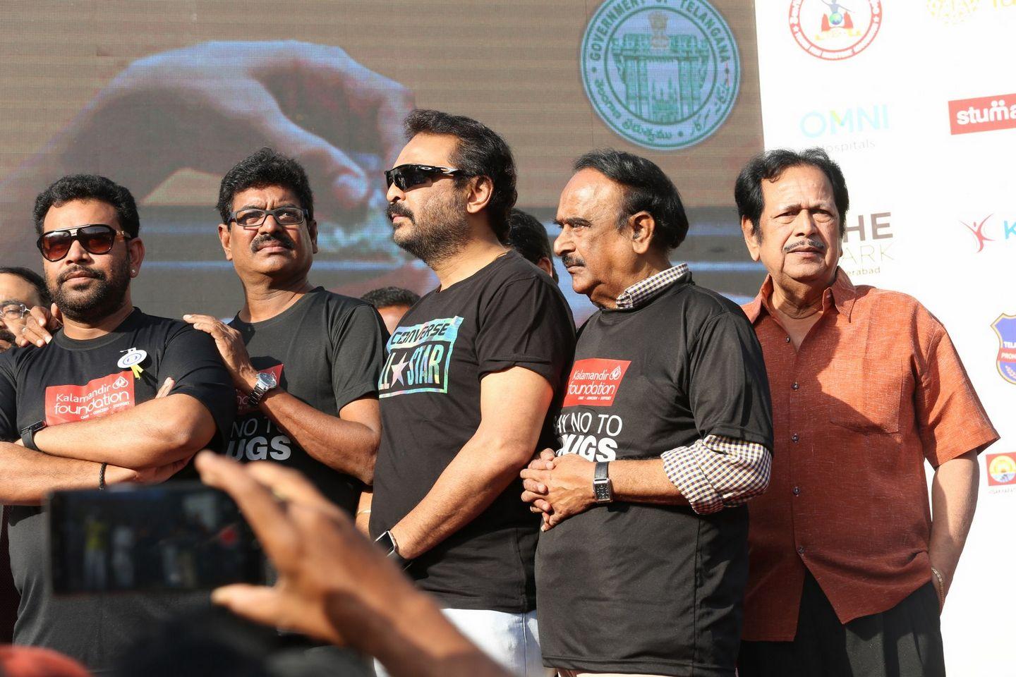 Anti Drug Walk Campaign at KBR Park Photos