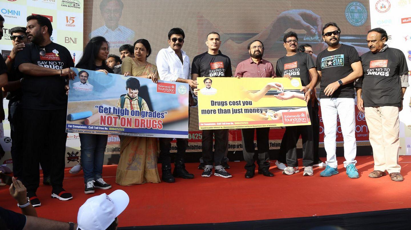 Anti Drug Walk Campaign at KBR Park Photos