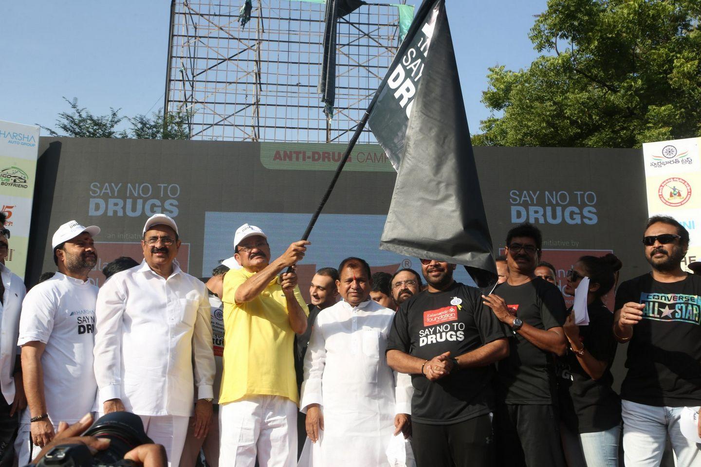 Anti Drug Walk Campaign at KBR Park Photos