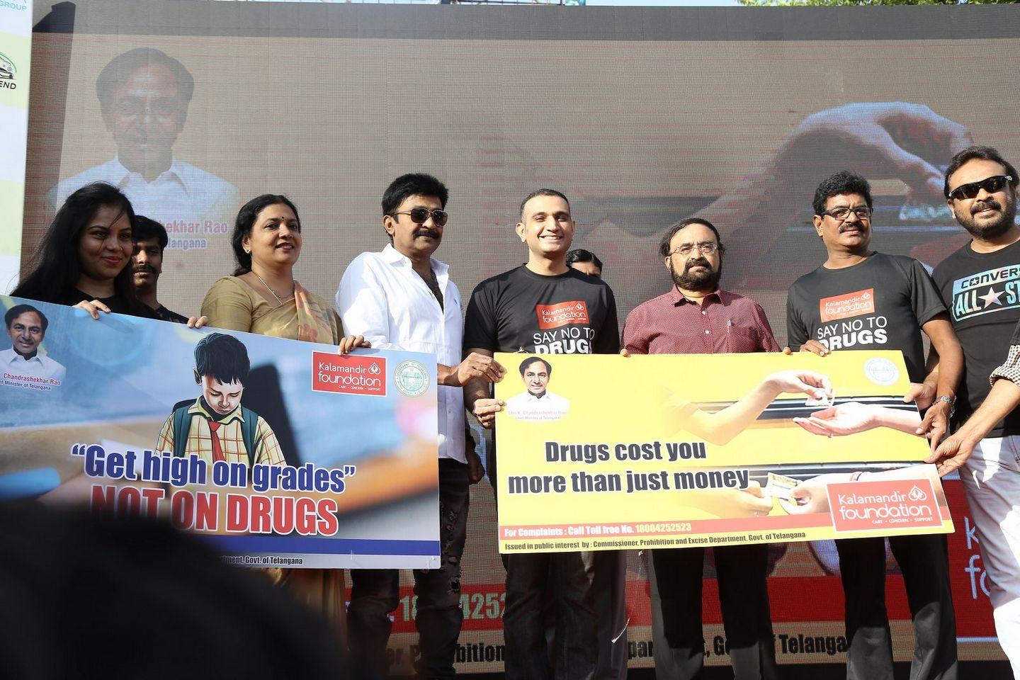 Anti Drug Walk Campaign at KBR Park Photos