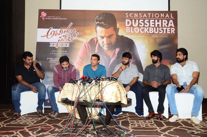 Aravinda Sametha Success Meet Photos