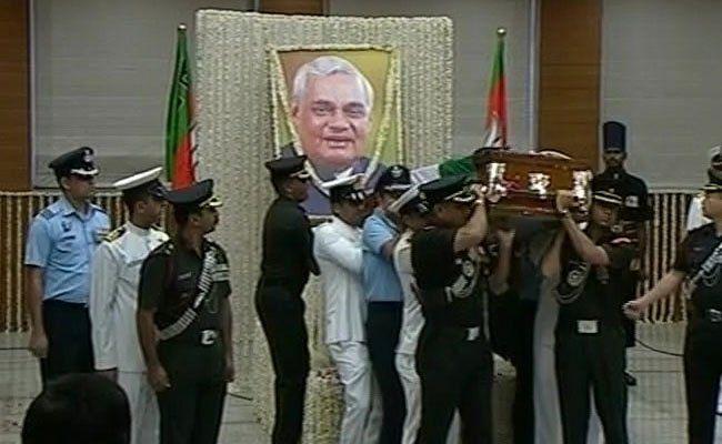 Atal Bihari Vajpayee's Final Journey Photos