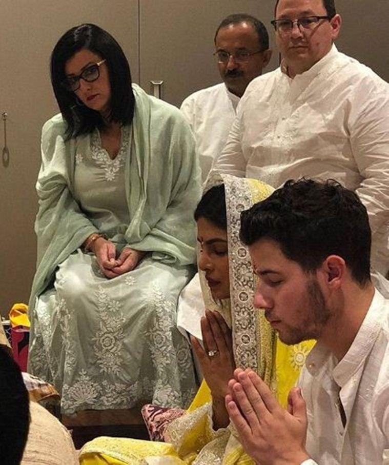 Awwdorable! Priyanka Chopra shares some lovely pictures from her roka ceremony with Nickjonas