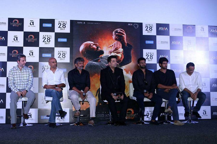 Baahubali 2 Hindi Movie Trailer Launch Photos