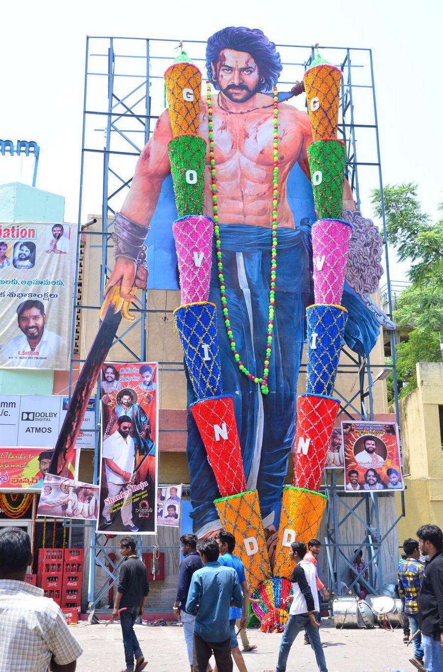 Baahubali 2 Movie Hangama in X Roads Photos