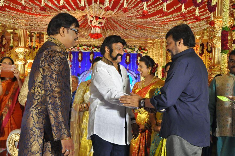 Balakrishna Stills at Music Director Koti’s Son Rajeev Reception