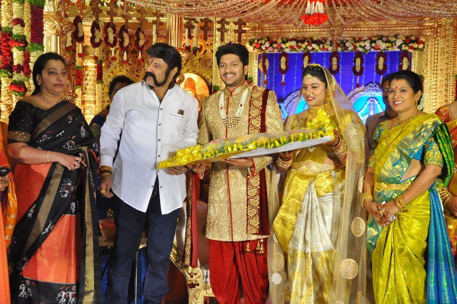 Balakrishna Stills at Music Director Koti’s Son Rajeev Reception