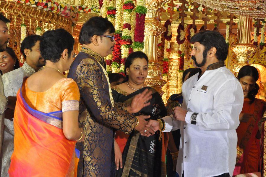 Balakrishna Stills at Music Director Koti’s Son Rajeev Reception