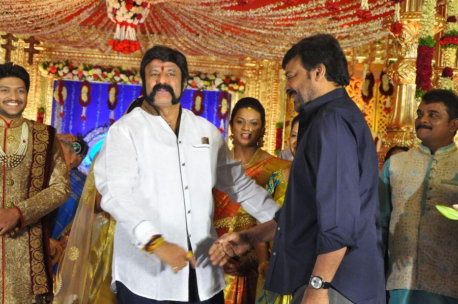 Balakrishna Stills at Music Director Koti’s Son Rajeev Reception