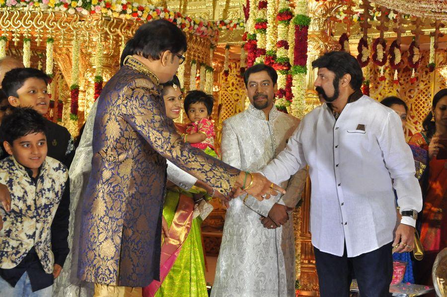 Balakrishna Stills at Music Director Koti’s Son Rajeev Reception