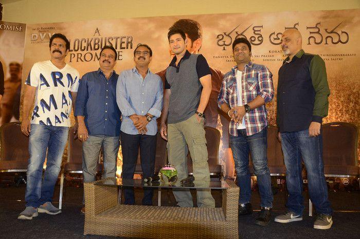 Bharat Ane Nenu Movie Thanks Meet Photos